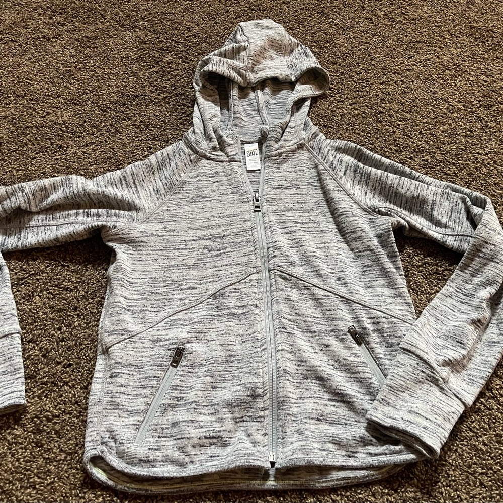 Girls size small/7 Athleta Girl zip up hoodie